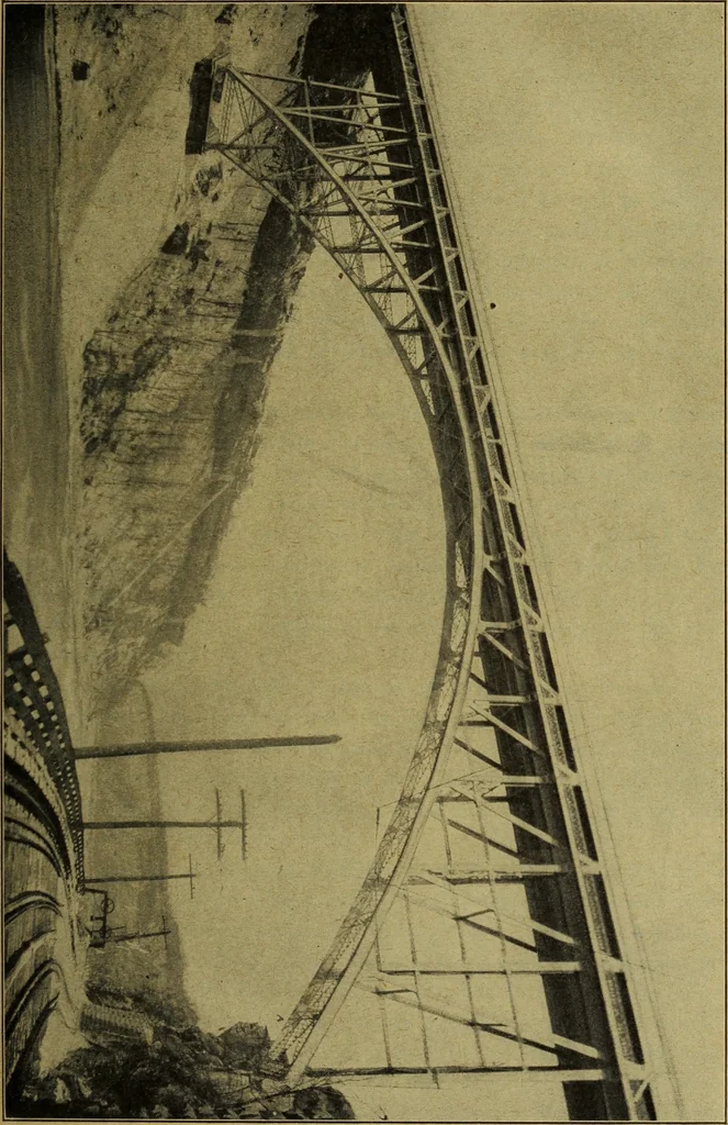 An illustration from Revision of the Niagara Railway Arch Bridge, 1920, leaf 8
