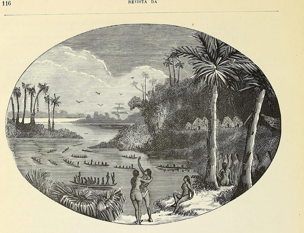 An illustration from Revista da exposição anthropologica brazileira;, 1882, leaf 136