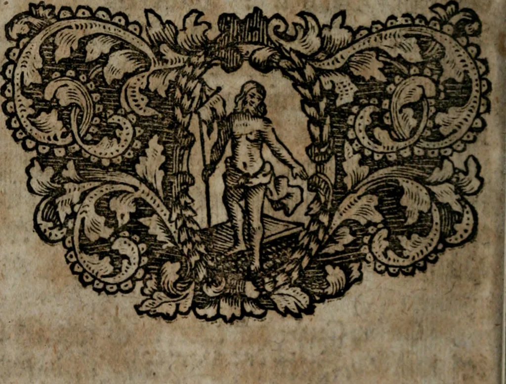 An illustration from Rev. P. Abraham a S. Clara ... Besonders meubliert- und gezierte Todten-Capelle, oder, Allgemeiner Todten-Spiegel : darinnen alle Menschen, wes Standes sie sind ..., 1711, leaf 491