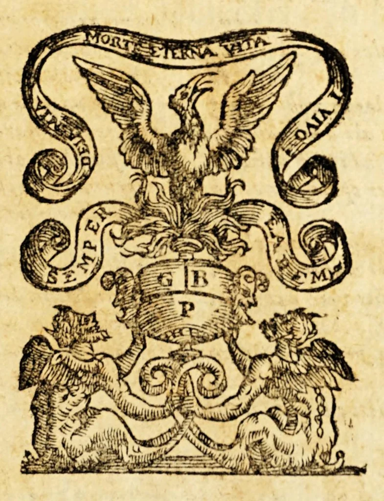 An illustration from Rev. Patris Fr. Alphonsi a Vera Cruce Hispani ordinis eremitarum S. Augustini. Et in primaria cathedra Mexicanae vniuersitatis s. theologiae doctoris. Speculum coniugiorum, cum Appendice, 1599, leaf 413