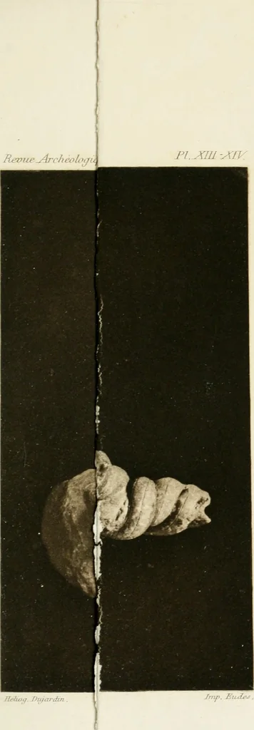 An illustration from Revue archéologique, 1844, leaf 144