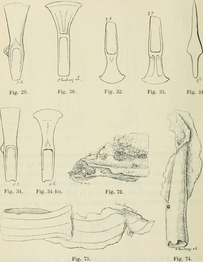 An illustration from Revue archéologique, 1844, leaf 189