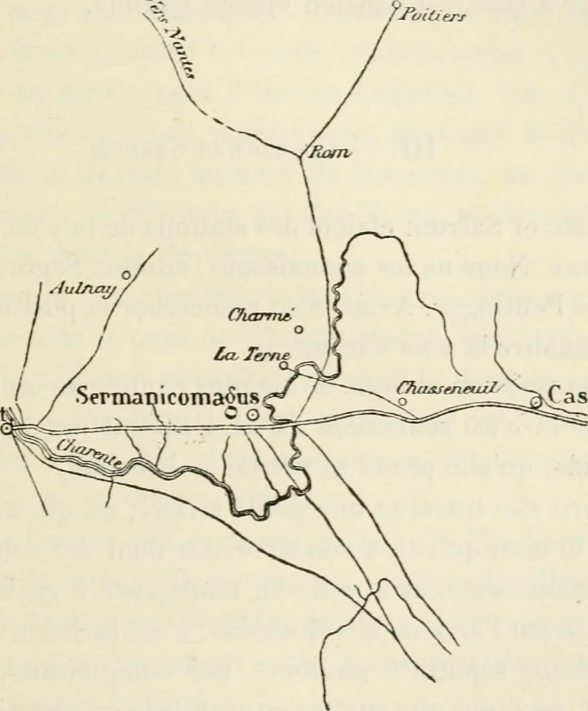 An illustration from Revue archéologique, 1844, leaf 268