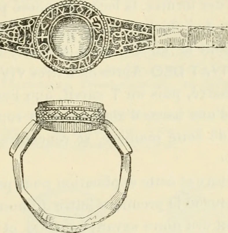 An illustration from Revue archéologique, 1844, leaf 298