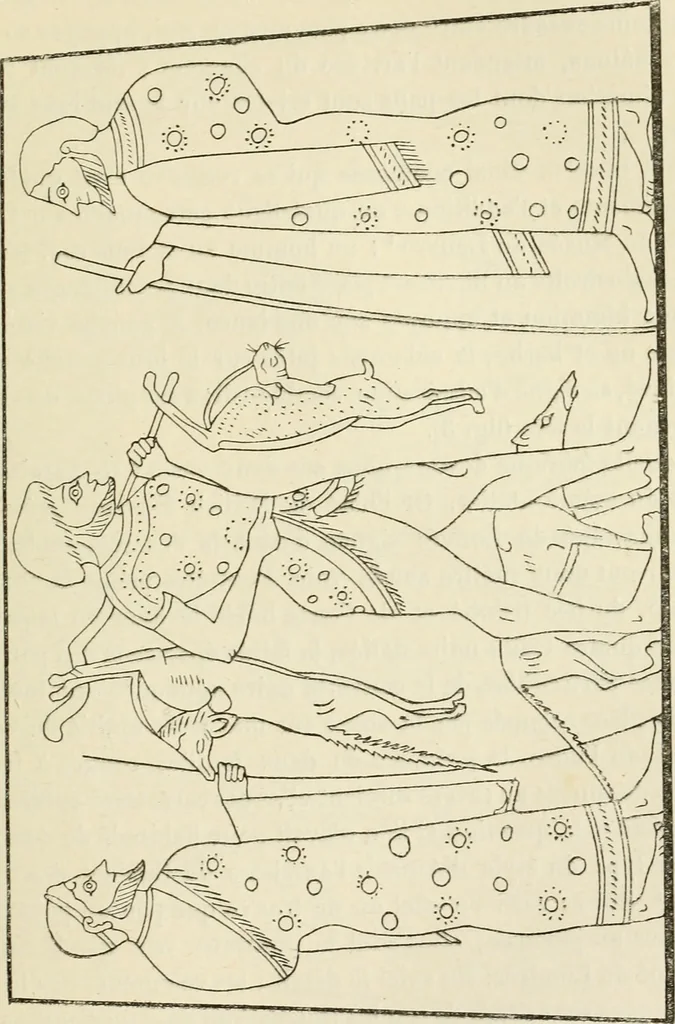 An illustration from Revue archéologique, 1844, leaf 390