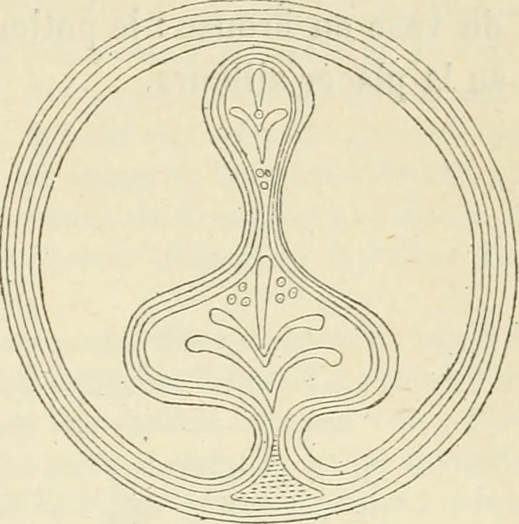 An illustration from Revue archéologique, 1844, leaf 410