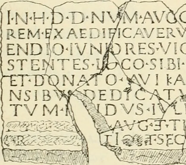 An illustration from Revue archéologique, 1844, leaf 432