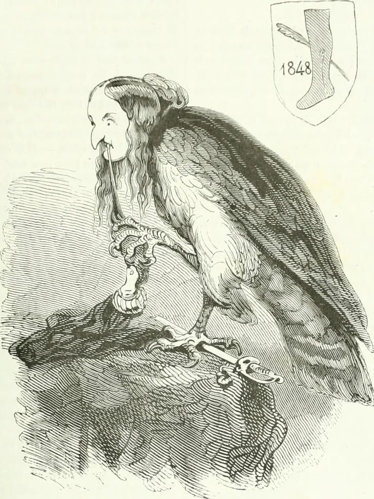An illustration from Revue comique à l'usage des gens sérieux, 1848, leaf 104