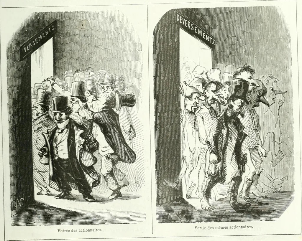 An illustration from Revue comique à l'usage des gens sérieux, 1848, leaf 108
