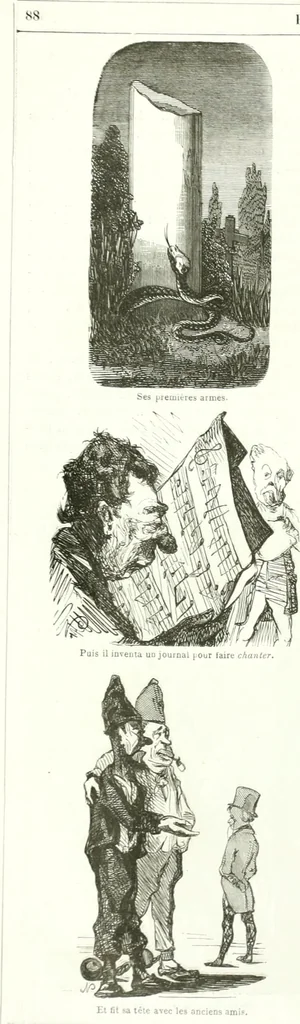 An illustration from Revue comique à l'usage des gens sérieux, 1848, leaf 109