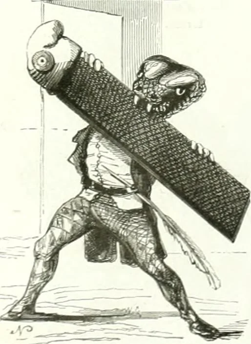 An illustration from Revue comique à l'usage des gens sérieux, 1848, leaf 111