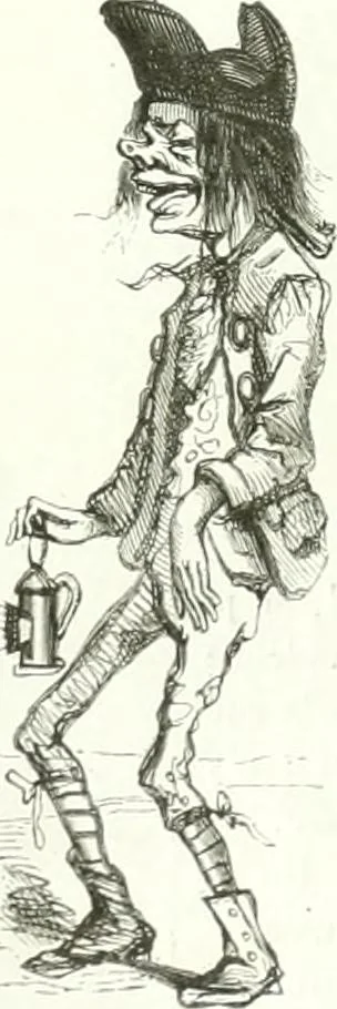 An illustration from Revue comique à l'usage des gens sérieux, 1848, leaf 111