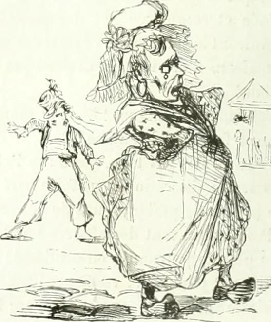 An illustration from Revue comique à l'usage des gens sérieux, 1848, leaf 111