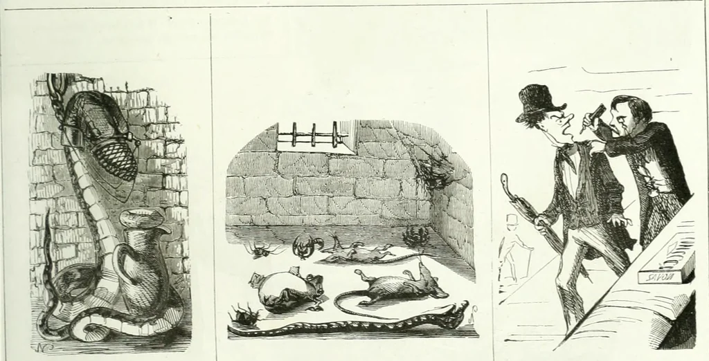 An illustration from Revue comique à l'usage des gens sérieux, 1848, leaf 112