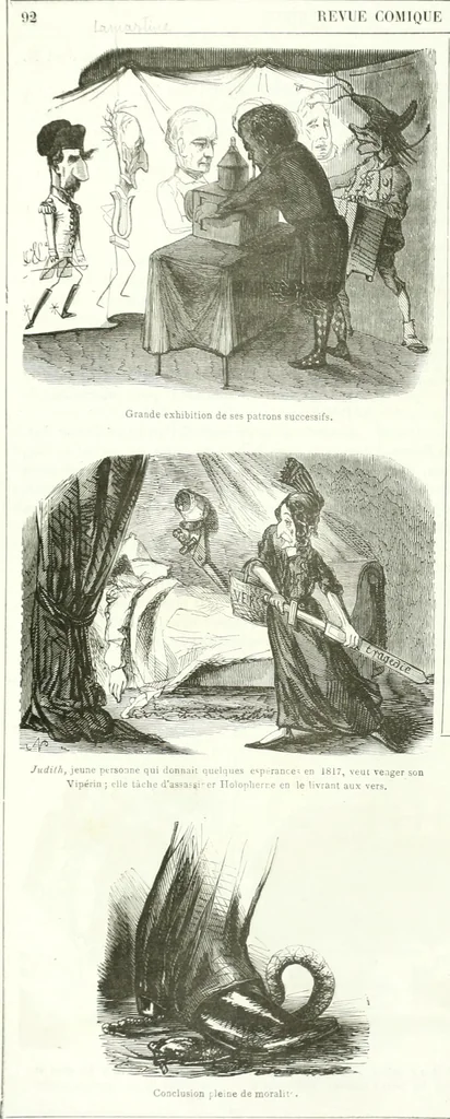 An illustration from Revue comique à l'usage des gens sérieux, 1848, leaf 113