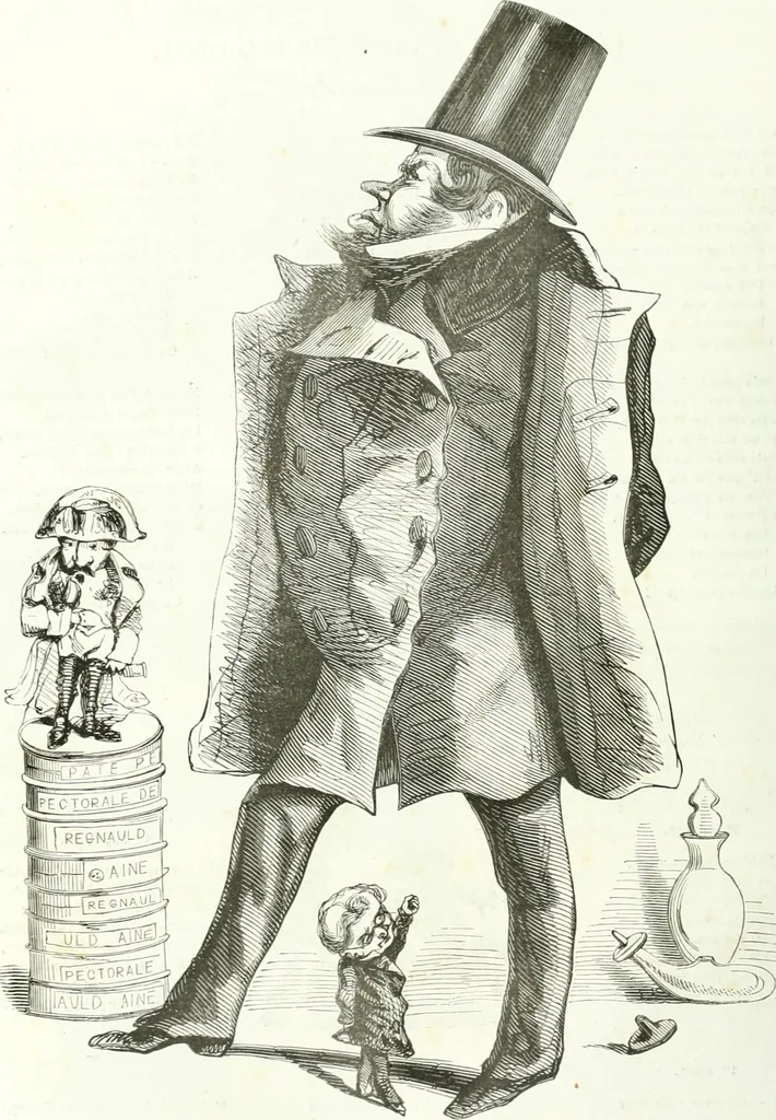 An illustration from Revue comique à l'usage des gens sérieux, 1848, leaf 115