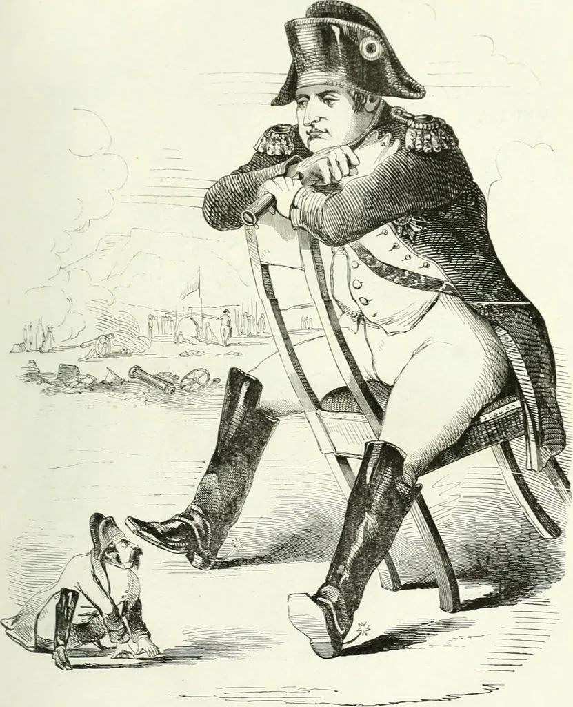 An illustration from Revue comique à l'usage des gens sérieux, 1848, leaf 12