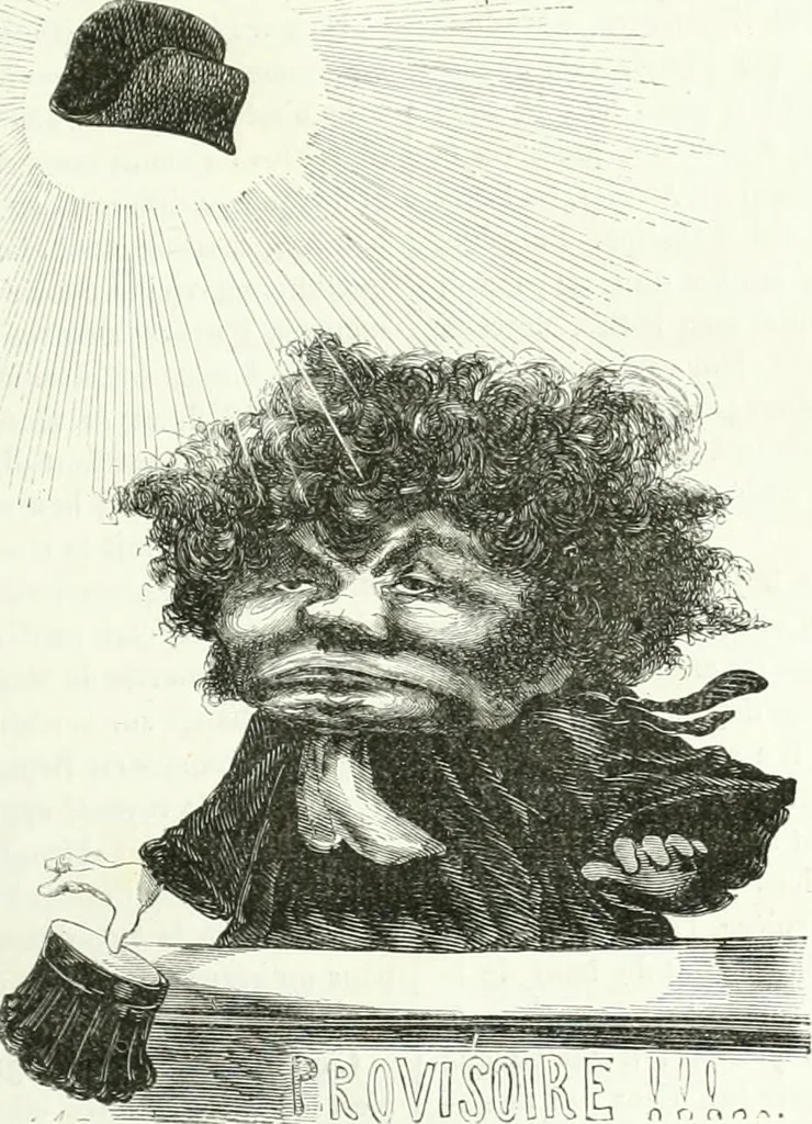 An illustration from Revue comique à l'usage des gens sérieux, 1848, leaf 126
