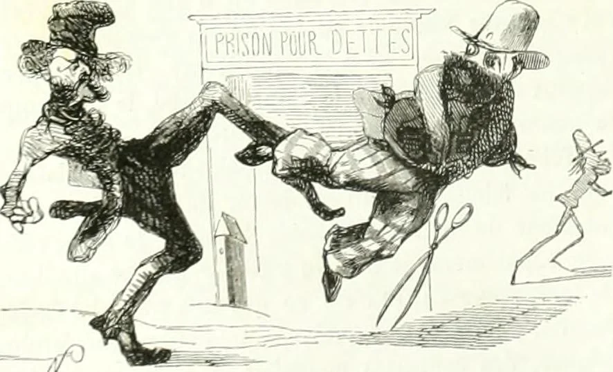 An illustration from Revue comique à l'usage des gens sérieux, 1848, leaf 129