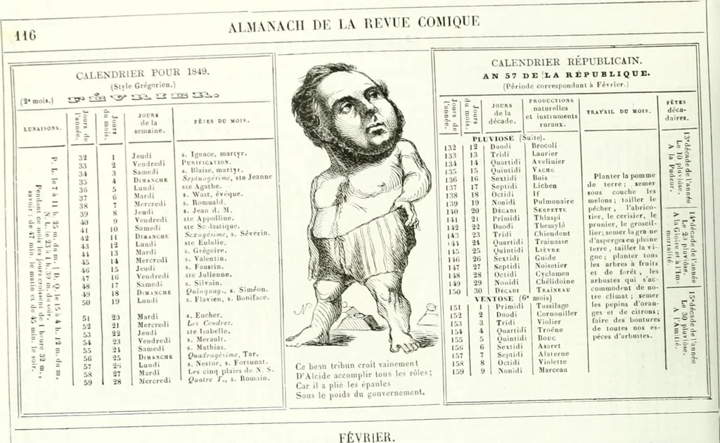 An illustration from Revue comique à l'usage des gens sérieux, 1848, leaf 135
