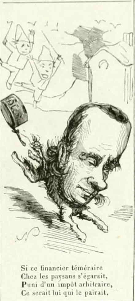 An illustration from Revue comique à l'usage des gens sérieux, 1848, leaf 136