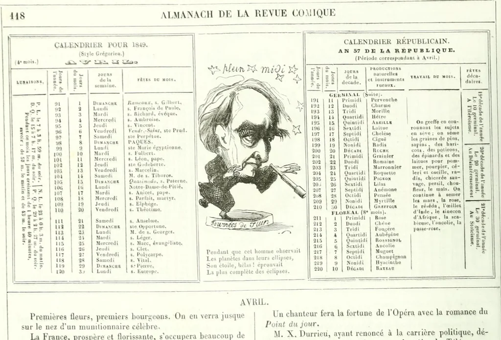 An illustration from Revue comique à l'usage des gens sérieux, 1848, leaf 137