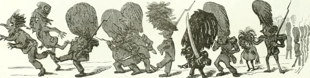 An illustration from Revue comique à l'usage des gens sérieux, 1848, leaf 137