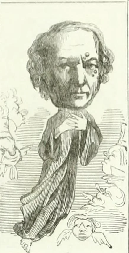 An illustration from Revue comique à l'usage des gens sérieux, 1848, leaf 138