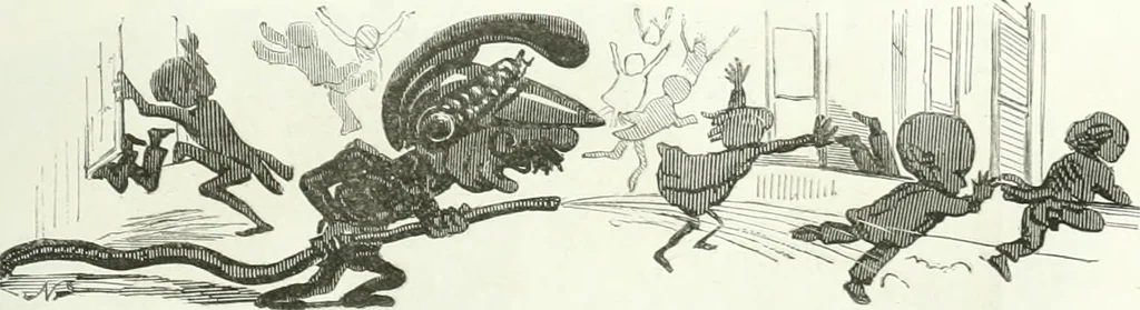 An illustration from Revue comique à l'usage des gens sérieux, 1848, leaf 138