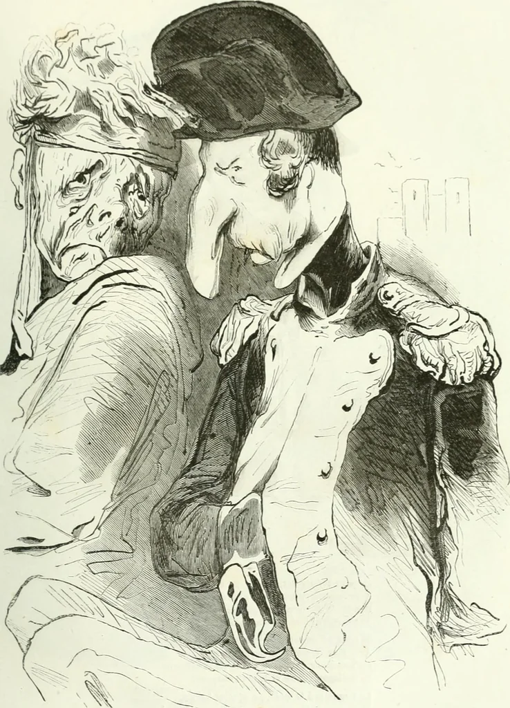 An illustration from Revue comique à l'usage des gens sérieux, 1848, leaf 14