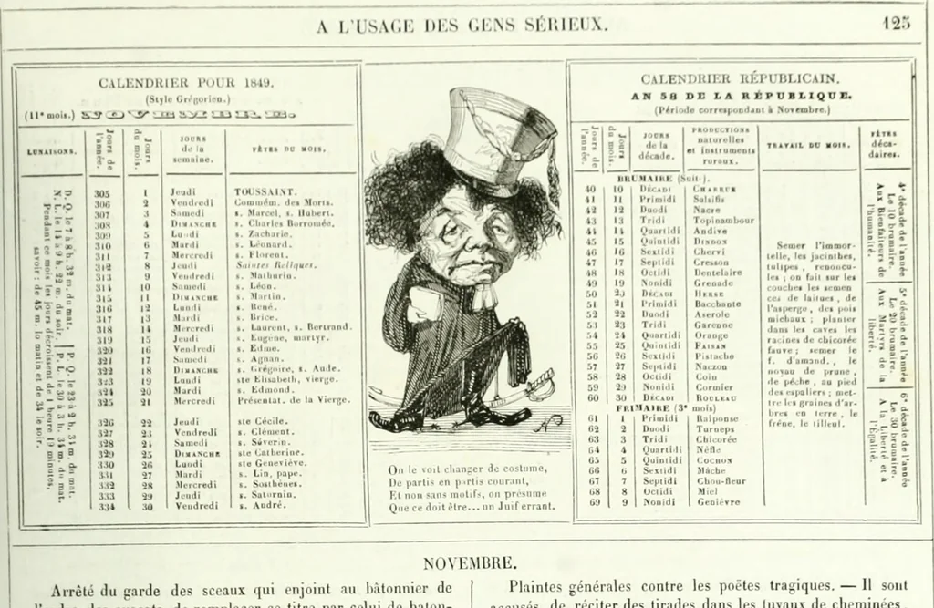 An illustration from Revue comique à l'usage des gens sérieux, 1848, leaf 144