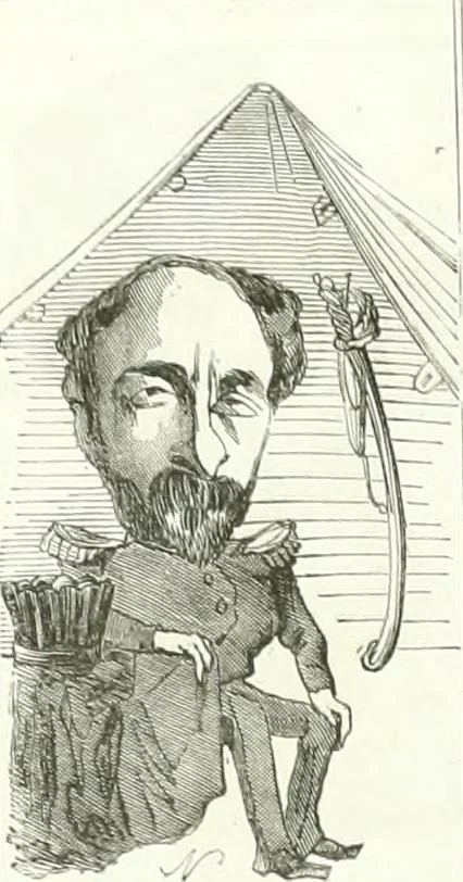 An illustration from Revue comique à l'usage des gens sérieux, 1848, leaf 145