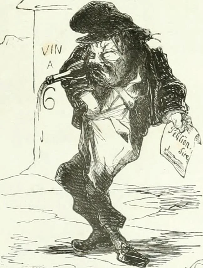 An illustration from Revue comique à l'usage des gens sérieux, 1848, leaf 162