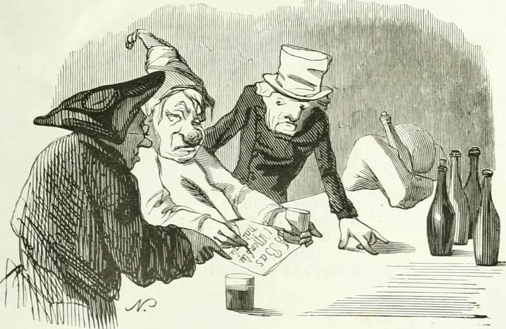 An illustration from Revue comique à l'usage des gens sérieux, 1848, leaf 178