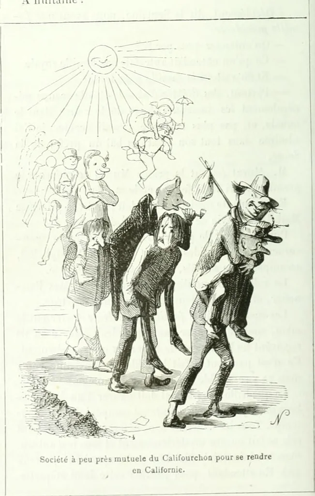 An illustration from Revue comique à l'usage des gens sérieux, 1848, leaf 183
