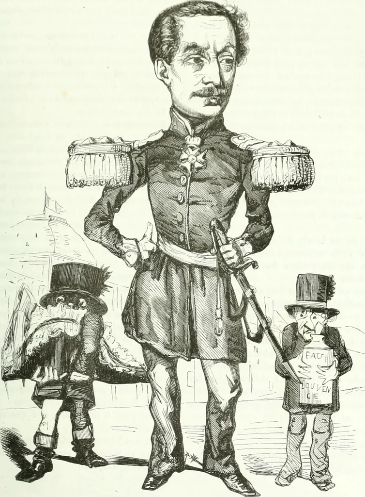 An illustration from Revue comique à l'usage des gens sérieux, 1848, leaf 184