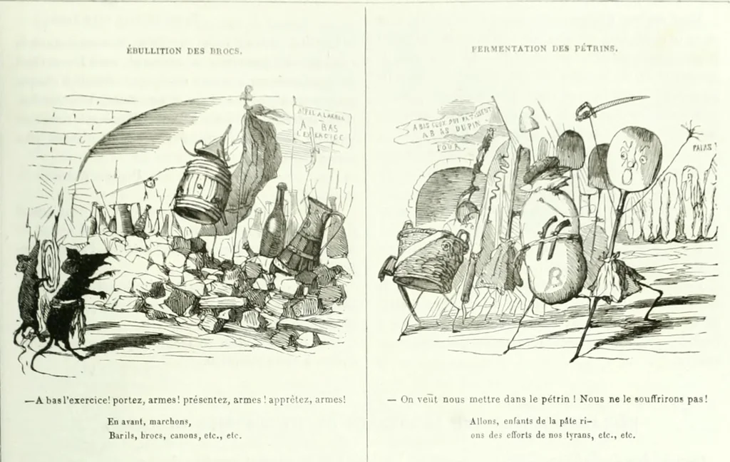 An illustration from Revue comique à l'usage des gens sérieux, 1848, leaf 188