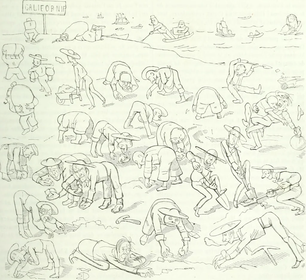An illustration from Revue comique à l'usage des gens sérieux, 1848, leaf 190