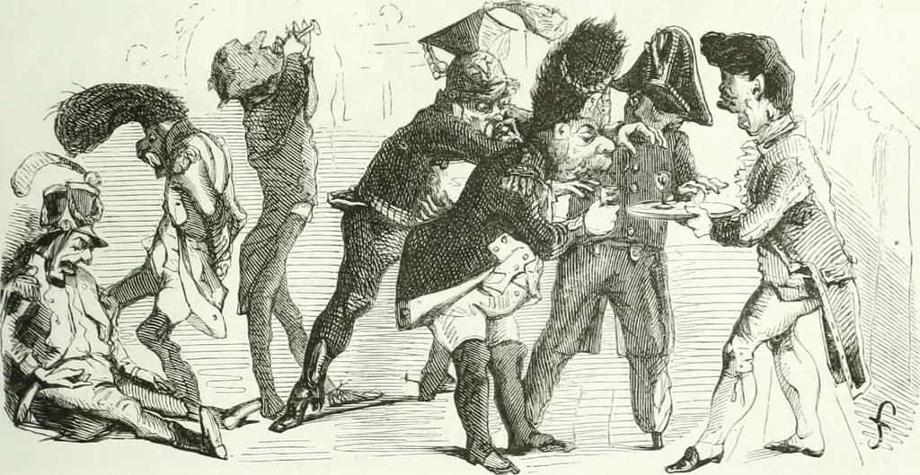 An illustration from Revue comique à l'usage des gens sérieux, 1848, leaf 194