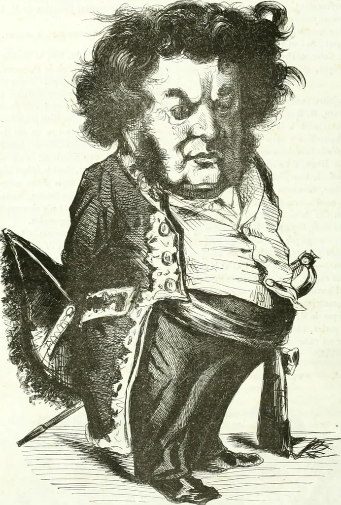 An illustration from Revue comique à l'usage des gens sérieux, 1848, leaf 195