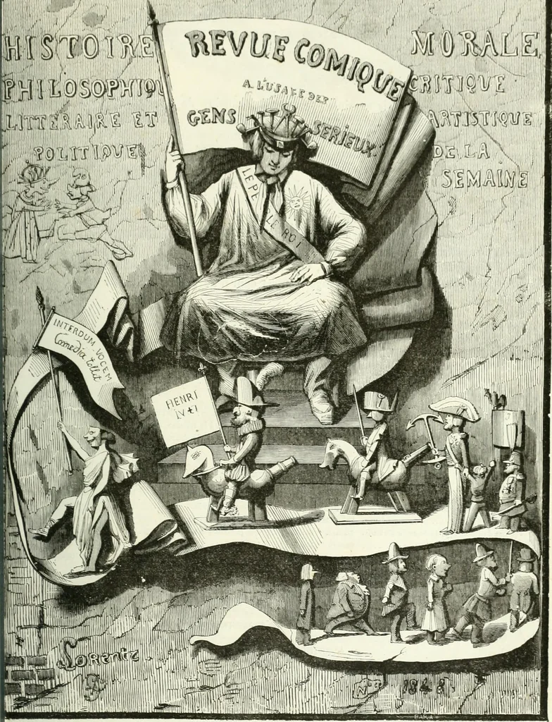 An illustration from Revue comique à l'usage des gens sérieux, 1848, leaf 196