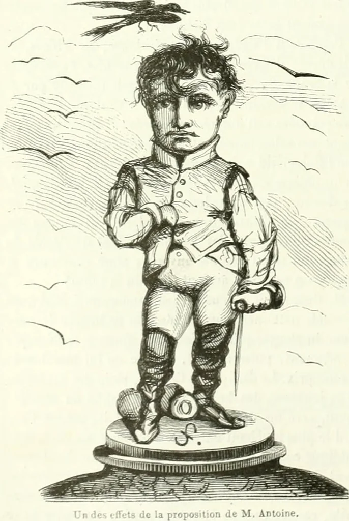 An illustration from Revue comique à l'usage des gens sérieux, 1848, leaf 199
