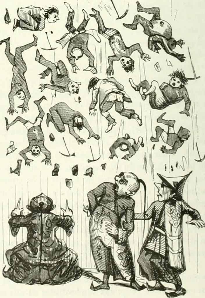 An illustration from Revue comique à l'usage des gens sérieux, 1848, leaf 199