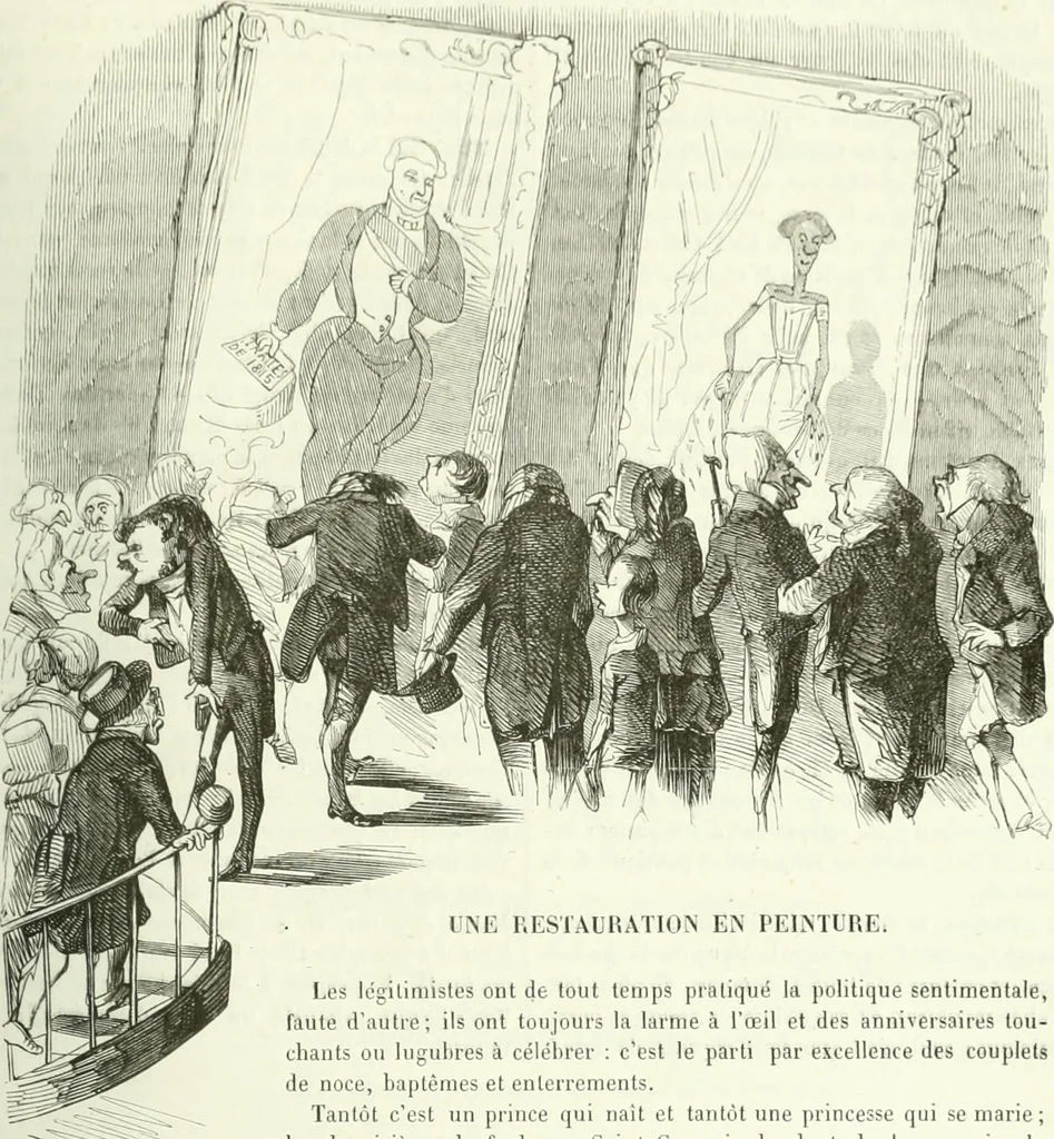 An illustration from Revue comique à l'usage des gens sérieux, 1848, leaf 202