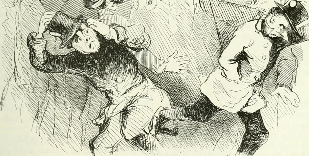 An illustration from Revue comique à l'usage des gens sérieux, 1848, leaf 208