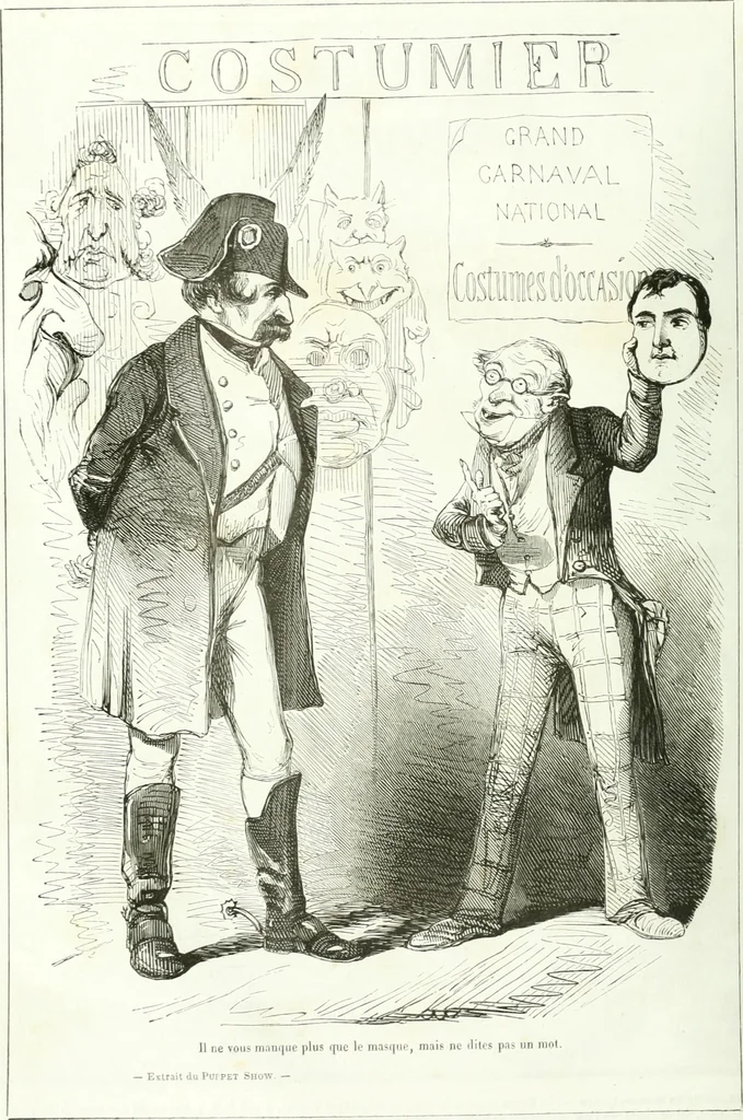 An illustration from Revue comique à l'usage des gens sérieux, 1848, leaf 21