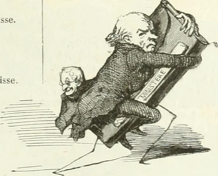 An illustration from Revue comique à l'usage des gens sérieux, 1848, leaf 210