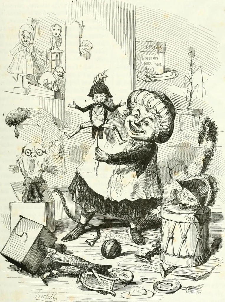 An illustration from Revue comique à l'usage des gens sérieux, 1848, leaf 216