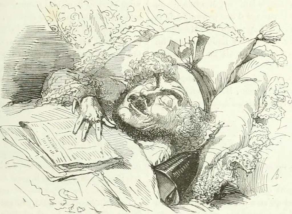 An illustration from Revue comique à l'usage des gens sérieux, 1848, leaf 218