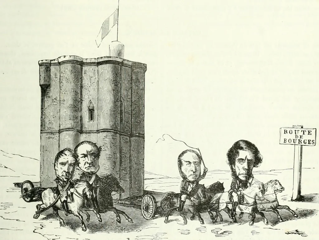 An illustration from Revue comique à l'usage des gens sérieux, 1848, leaf 220